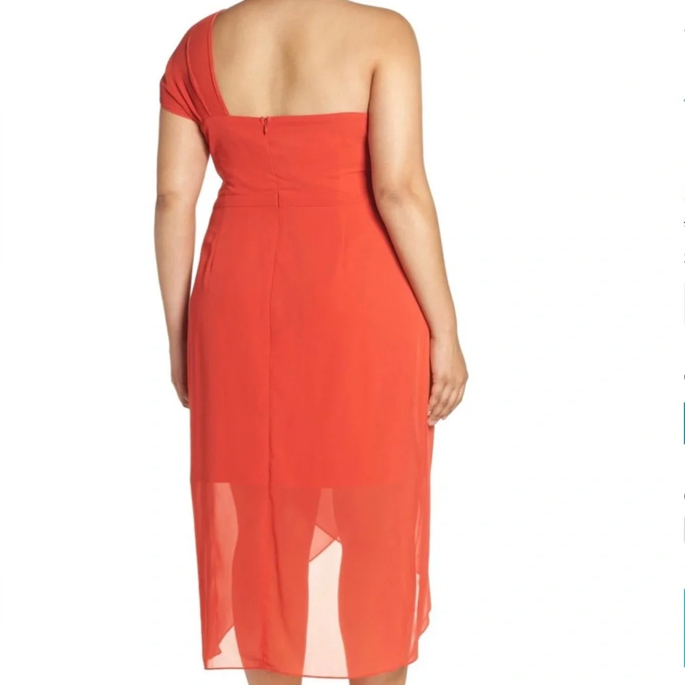 Cooper St One Shoulder Chiffon Dress Size 16W NWT